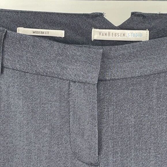 Van Heusen Studio modern fit stretch dark blue denim color size 0 EUC - Picture 4 of 14